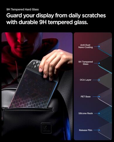 Spigen Tempered Glass Screen Protector [GlasTR Slim] designed for Lenovo Legion Go 2 (2025) - 2 Pack in Kuwait