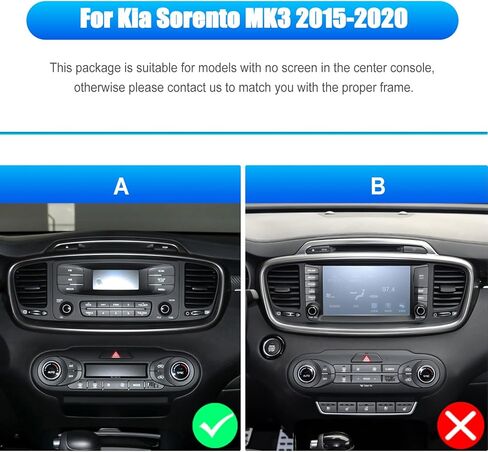 [4+128 جيجابايت] ستيريو راديو السيارة Android 15 لكيا سورينتو MK3 2015-2020 مع CarPlay Android Auto، شاشة 10.1 بوصة راديو السيارة مع بلوتوث GPS WiFi FM/RDS DSP EQ SWC كاميرا احتياطية in Saudi Arabia