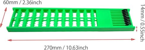 2 Pcs Fishing Hook Holder Plastic Snelled Hook Holder Fishing Leader Line Board Organizer (Blue and Green) in Saudi Arabia