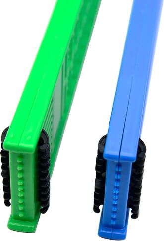 2 Pcs Fishing Hook Holder Plastic Snelled Hook Holder Fishing Leader Line Board Organizer (Blue and Green) in Saudi Arabia