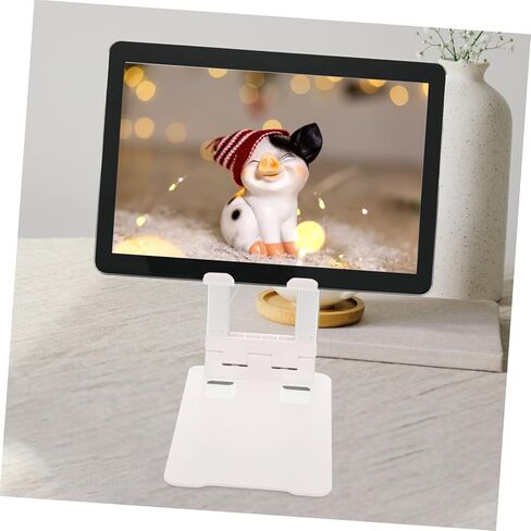 Uonlytech Adjustable Metal Tablet Stand Sturdy Holder for Desk Non Slip Base Ergonomic Design for Tablets and Laptops for Friends Family in Saudi Arabia