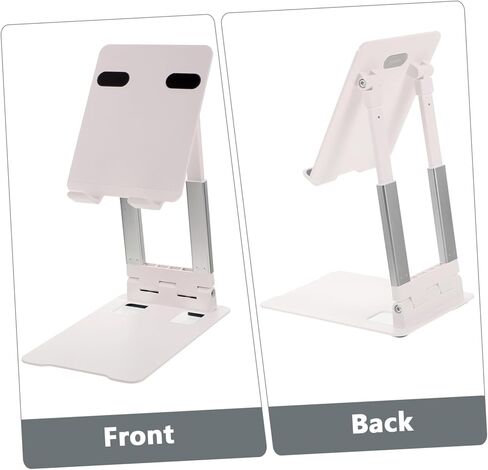 Uonlytech Adjustable Metal Tablet Stand Sturdy Holder for Desk Non Slip Base Ergonomic Design for Tablets and Laptops for Friends Family in Saudi Arabia