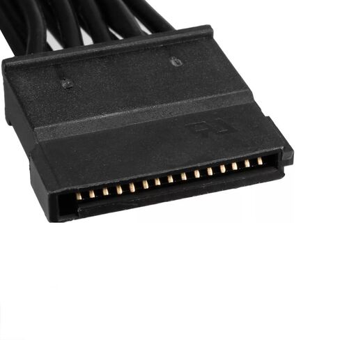 Power Supply Modular PCI-e 6Pin to 3 SATA 15Pin for Seasonic SATA Cable Hard Drive Adapter Cable 50+15CM in Saudi Arabia