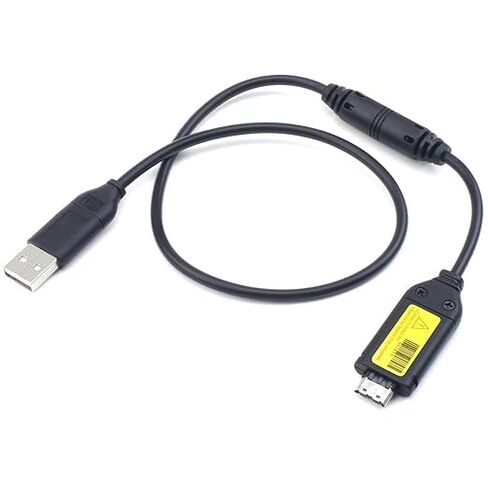 USB Data + Battery Power Charging Cable Cord for Samsung SL600 SL605 Camera TL205 TL210 TL220 i8 L200, Replacement Lead for SUC-3 SUC-5 SUC-7 in Saudi Arabia
