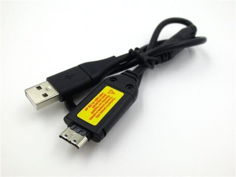USB Data + Battery Power Charging Cable Cord for Samsung SL600 SL605 Camera TL205 TL210 TL220 i8 L200, Replacement Lead for SUC-3 SUC-5 SUC-7 in Saudi Arabia