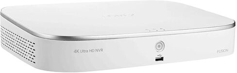 نظام لوريكس 4K الترا اتش دي 8 قنوات فيوجن 2 تيرابايت NVR مع 4xE892DD قبة الردع الذكي 4K كاميرات IP، رؤية ليلية 150 قدم، CNV، صوت، لوريكس هوم in Kuwait