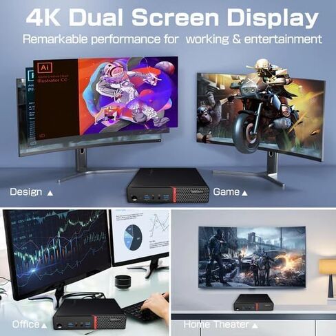 سطح المكتب Lenovo Thinkcentre M715Q AMD Ryzen 3 Pro-2200GE 4GB 128GB SSD W11H (متجدد) in Saudi Arabia