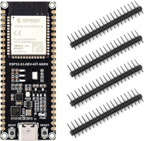 وحدة تحكم Waveshare ESP32-S3، لوحة تطوير Wi-Fi 2.4 جيجا هرتز، معالج ثنائي النواة 240 ميجا هرتز، وحدة ESP32-S3-WROOM، فلاش 32 ميجا بايت وذاكرة PSRAM 16 ميجا بايت in Kuwait