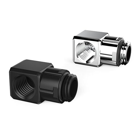 G1/4'' 360 Degree Male to Female Rotary Rotatable Adapter Fitting PC Water Cooling Elbow Connectors GXZWT-D90 Thermal Management in Saudi Arabia