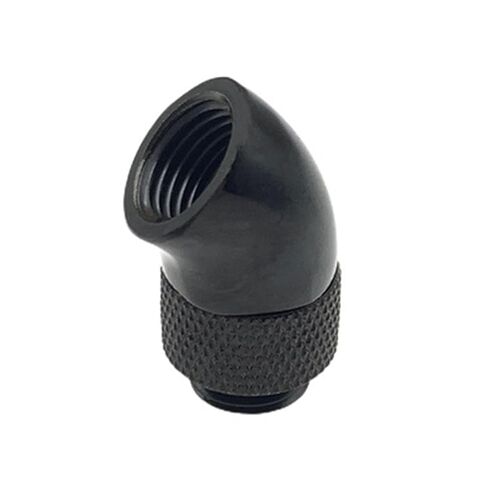 محول كوع معدني دوار 45 درجة لتركيب تبريد المياه للكمبيوتر، سهل التركيب، مقاوم للضغط العالي، محول تركيب معدني للتبريد in Kuwait