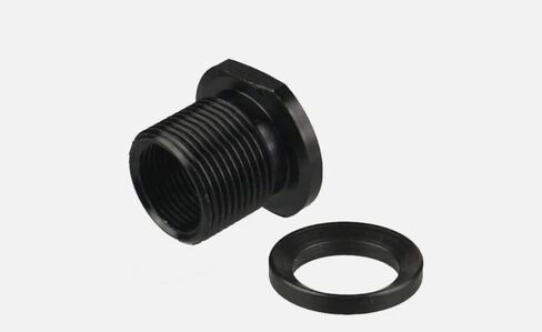 محول فولاذي لتحويل خيط TPI 1/2x36 إلى خيط TPI 5/8x24 مع غسالة سحق in Kuwait