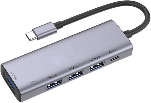 شاحن USB C Hub 5 في 1 من النوع C PD متوافق مع هاتف Samsung Galaxy Z Fold6/Fold5/Fold4/Fold/3، مقسم المنافذ in Kuwait