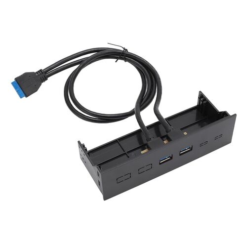 Generic USB 3.0 ثنائي المنفذ لوحة أمامية، 5.25 بوصة، معدل نقل 5 جيجابت في الثانية، توافق قوي، سهل التركيب، توسيع عملي لهيكل الكمبيوتر، Genericnmb0owh836 in Kuwait