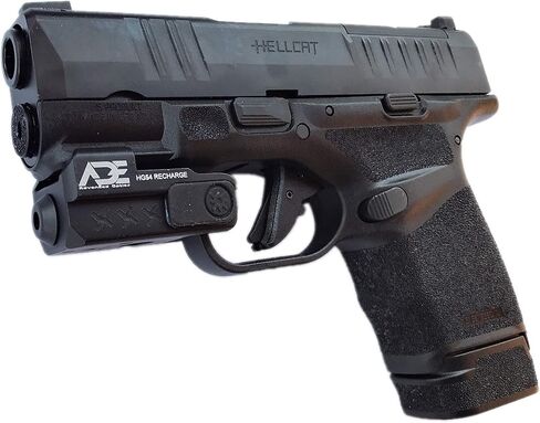 Ade Advanced Optics HG54G منظار ليزر عالمي من الدرجة IIIA قابل لإعادة الشحن، أخضر لـ Springfield Hellcat (OSP/PRO) مسدس مسدس صغير الحجم 9 مم in Kuwait