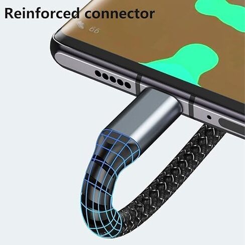3-in-1 Multifunctional Charging Cable, 100W Fast Charging with LED Light, Suitable for Various Devices (1.2M-100W) in Saudi Arabia