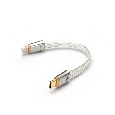 ddHiFi TC19CC (Comet) Digital Signal Cable Pure Silver USB-C to USB-C OTG 10 cm Cable, Four-Wire Parallel Design in Kuwait