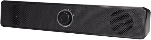كمبيوتر مضغوط SUNGOOYUE، مكبر صوت سطح مكتب ABS أسود مع أبواق مزدوجة 2 × 3 وات، يعمل بمنفذ USB، ومدخل صوت 3.5 مم، والتحكم في مستوى الصوت للكمبيوتر الشخصي والكمبيوتر المحمول in Kuwait
