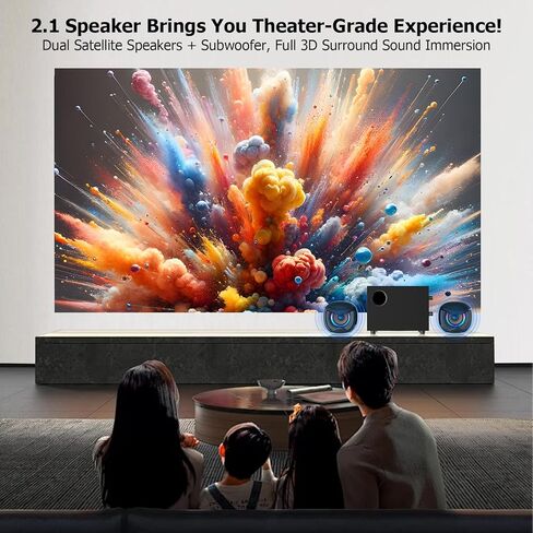 2.1 Channel Gaming Speaker System with RGB Lighting, Black Metal Mesh, Dual Satellite Speakers and Subwoofer, Theater-Grade Sound, 2024 Upgraded Version for PC, TV, Gaming in Saudi Arabia