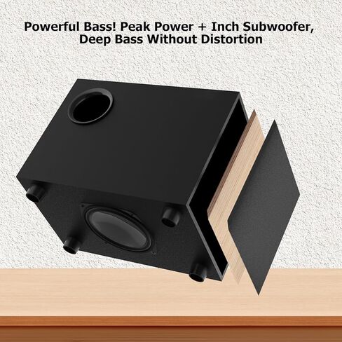 2.1 Channel Gaming Speaker System with RGB Lighting, Black Metal Mesh, Dual Satellite Speakers and Subwoofer, Theater-Grade Sound, 2024 Upgraded Version for PC, TV, Gaming in Saudi Arabia