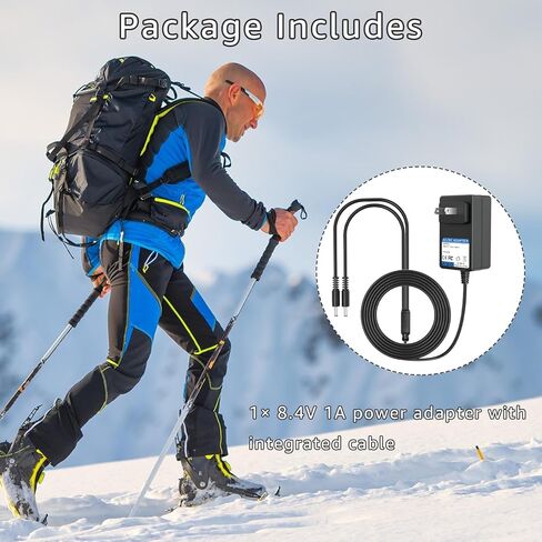 8.4V Charger for Heated Glove 7.4V Li-Polymer Battery Compatible with Savior Snow Deer Sun Will Heated Gloves, Heated Vest,Heated Socks Battery Charger in Saudi Arabia