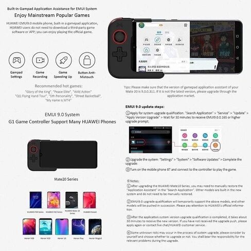 وحدة تحكم لاسلكية، تصميم لاسلكي للوحة ألعاب USB، حامل تلسكوبي من جانب واحد، متوافق مع هواتف Android وiOS in Saudi Arabia