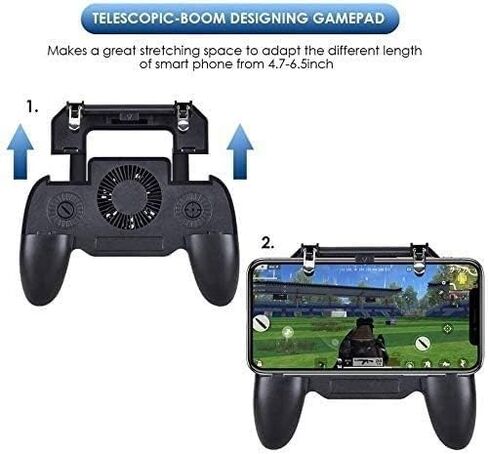 Mobile Game Controller Gamepad,with Power Bank and Cooling Fan Trigger,Mobile Controller in Saudi Arabia