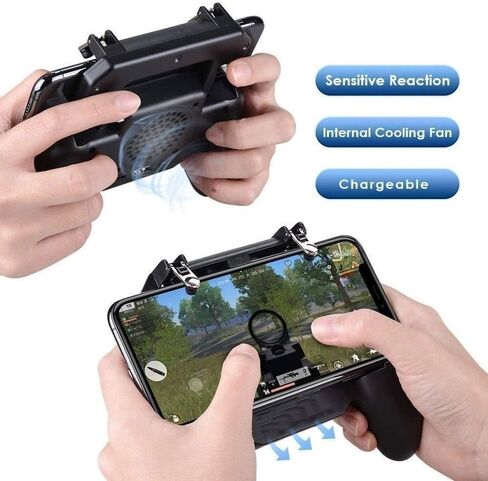 Mobile Game Controller Gamepad,with Power Bank and Cooling Fan Trigger,Mobile Controller in Saudi Arabia
