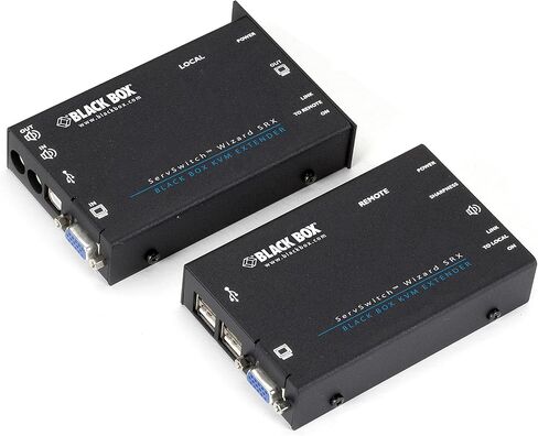 Black Box Servswitch Wizard Srx Kvm Console/extender - 1 Computer[s] - 1 - 1 X Hd-15 Video, 4 X Type A Usb, 1 X Mini-phone Audio in Saudi Arabia