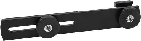 GLOGLOW Mount Bracket Aluminum Alloy Flash Bracket, Dual Head for Photographers Other Equipment Accessories in Saudi Arabia