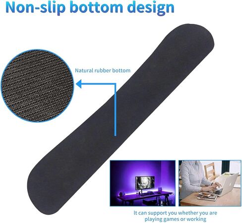 Keyboard Wrist Rest Pad, Mouse Pad and Mouse Wrist Support Plus Cup Coaster for Gaming and Office, Comfortable for Easy Typing and Pain Relief, Honeycomb Bee in Kuwait