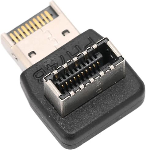 محول USB3.1 TYPEE، اتصال ثابت عالي الأداء للوحة الأم للكمبيوتر، كوع توجيه 90 درجة لعشاق التكنولوجيا، مادة ABS (PH74B) in Kuwait