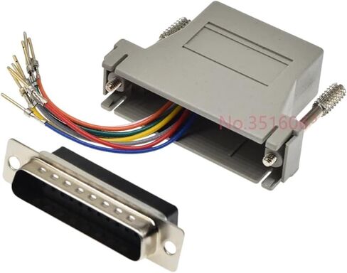 1 قطعة DB25 25Pin ذكر أنثى C0innector إلى RJ45 مودم محول D-Sub RS232 محول متوافق محول جديد 2026 عالي لمكونات إلكترونية موثوقة ودقة وأداء مستقر in Kuwait