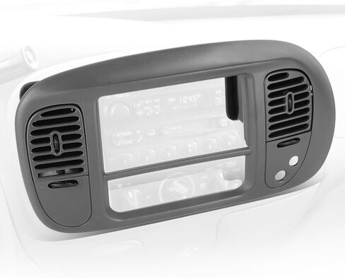 Auto Dynasty Front Dash Panel Bezel Trim Visor Compatible with Ford F-150 Expedition 4WD 1997-2004, Textured Grey in Saudi Arabia