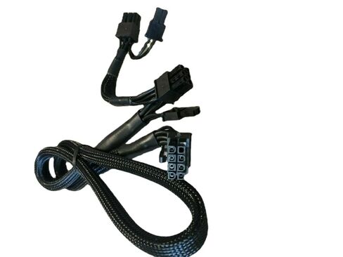Power Supply Cable GPU PCIE 8-pin to Dual 8-pin Replacement for Corsair CX550M CX450M CX650M CX750M RM550X RM650X RM750X RM850X RM1000X HX RM 750mm Type 4 HX1200 RM1000i AX1200i in Saudi Arabia