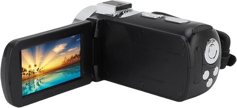 Yunir 4K Video Camera, 64MP Camcorder with WiFi, 3 Inch Rotation Screen Digital Video Recorder with LED Fill Light for Travel and Vlogging in Saudi Arabia
