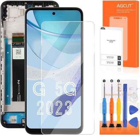 for Moto G 5G 2023 Screen Replacement for Moto G 5G 2023 LCD Display XT2313 XT2313-6 LCD Digitizer Touch Screen Assembly Repair Part with Frame in Saudi Arabia