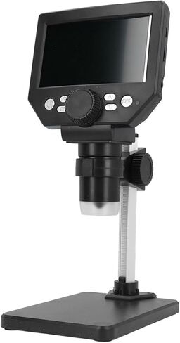 WALFRONT 10MP HD1808P USB Digital Microscope, 1000X Magnification, 4.3in LCD Display for Soldering Repair, 8 LED Full View, Photography, Video Record in Saudi Arabia