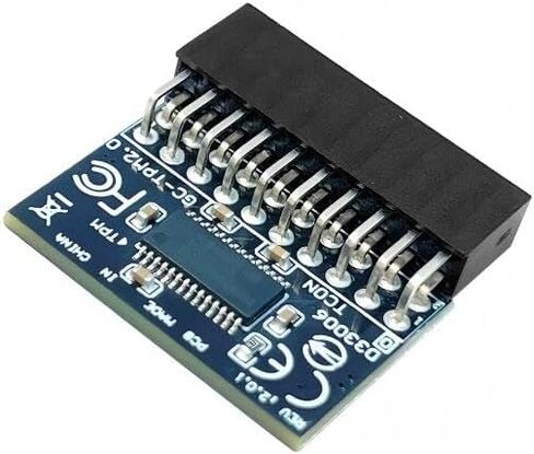 وحدة TPM 2.0 LPC 20Pin مع SLB9665 للوحة الأم Gigabyte GA-H110-D3A GA-H170-HD3، GA-X150M-PLUS WS، GA-X150-PRO ECC، GA-X99-UD4، GA-H110M-S2PH حساب مفتاح رأس الحافلة بشكل آمن in Saudi Arabia