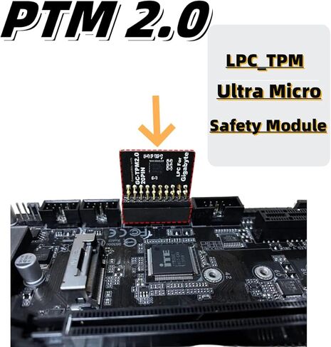وحدة TPM 2.0 LPC 20Pin مع SLB9665 للوحة الأم Gigabyte GA-H110-D3A GA-H170-HD3، GA-X150M-PLUS WS، GA-X150-PRO ECC، GA-X99-UD4، GA-H110M-S2PH حساب مفتاح رأس الحافلة بشكل آمن in Saudi Arabia