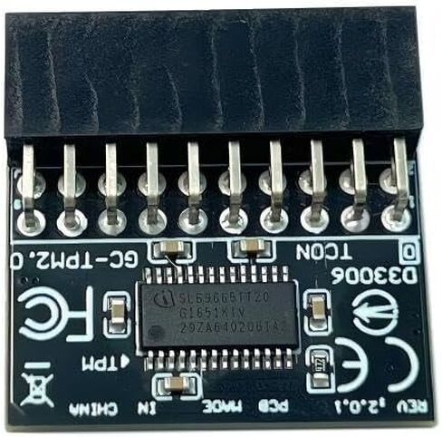 وحدة TPM 2.0 LPC 20Pin مع SLB9665 للوحة الأم Gigabyte GA-H110-D3A GA-H170-HD3، GA-X150M-PLUS WS، GA-X150-PRO ECC، GA-X99-UD4، GA-H110M-S2PH حساب مفتاح رأس الحافلة بشكل آمن in Saudi Arabia