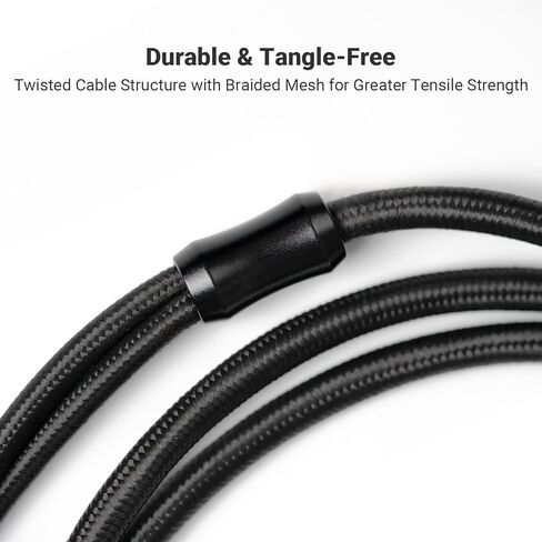 Fosi Audio Dual 3.5 ملم إلى 4.4 ملم كابل i5 سماعات رأس مغناطيسية مستوية مفتوحة من الخلف مع غشاء كبير جدًا 97 ملم in Saudi Arabia