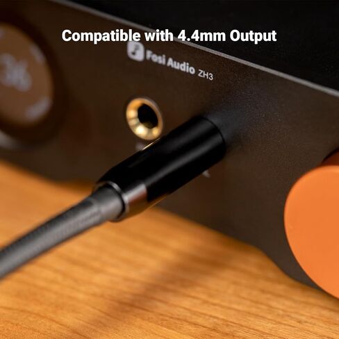 Fosi Audio Dual 3.5 ملم إلى 4.4 ملم كابل i5 سماعات رأس مغناطيسية مستوية مفتوحة من الخلف مع غشاء كبير جدًا 97 ملم in Saudi Arabia