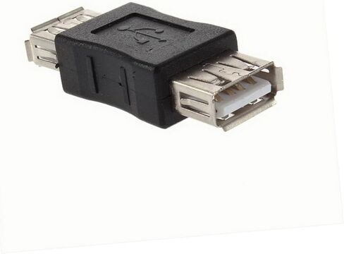 USB نوع A أنثى إلى أنثى محول PVC نقل البيانات شاحن محول تمديد الحبل المقرنة لأجهزة USB in Kuwait