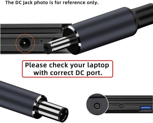 Xiwai USB-C PD 65W محول الشحن Type-C المدخلات إلى DC 5.5x2.5mm برميل جاك التوصيل الذكية LED العرض الرقمي 100W الناتج 20V 5A موصل شاحن لأجهزة الكمبيوتر المحمول in Kuwait