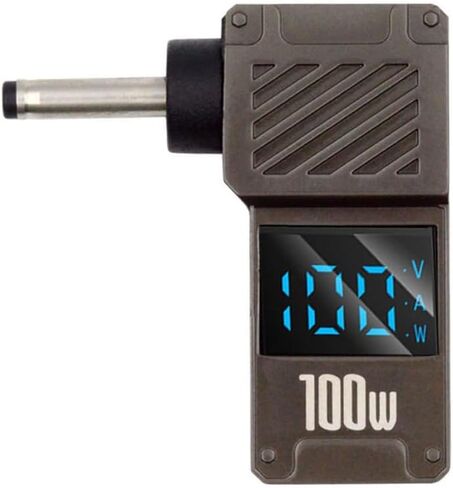 Xiwai USB-C PD 65W محول الشحن Type-C المدخلات إلى DC 5.5x2.5mm برميل جاك التوصيل الذكية LED العرض الرقمي 100W الناتج 20V 5A موصل شاحن لأجهزة الكمبيوتر المحمول in Kuwait