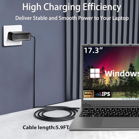 TAIFU 12V شاحن محول تيار متردد لـ SGIN M17 Pro M17Pro M17S 17 بوصة 17.3 بوصة Windows 11 كمبيوتر محمول Naclud X15 FUNYET Duetbook 14 NY-01 ApoloSign NJP1561P NJP1561P-02 سلك إمداد الطاقة in Saudi Arabia