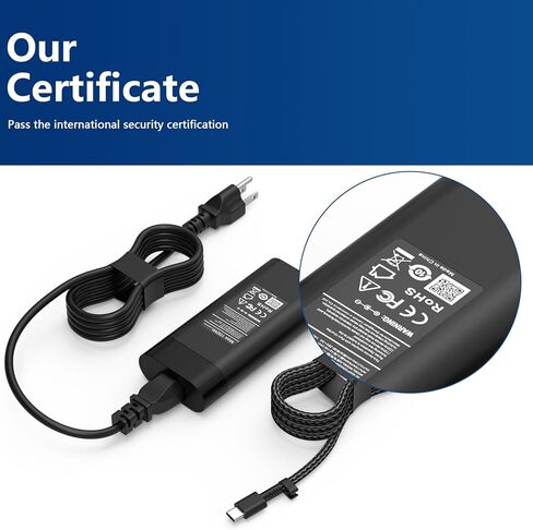 شاحن USB C 100 واط متوافق مع HP EliteBook 865 860 1040 x360 G10 G11 16، 8 G1i/X Flip G1i/8 G1a/X G1a /8 G1i Flip/6 G1a، ZBook Firefly G11 14 16، Pavilion Plus 14، Spectre 16 x360 Power Supply in Saudi Arabia