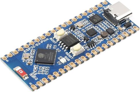 لوحة تطوير ESP32-S3 2.4 جيجا هرتز واي فاي + دعم بلوتوث LE ثنائي الوضع، معالج ثنائي النواة لوحدة التحكم الدقيقة ESP32-S3 بتردد يصل إلى 240 ميجا هرتز، يدعم ESP-IDF، Arduino، MicroPython، إلخ in Kuwait