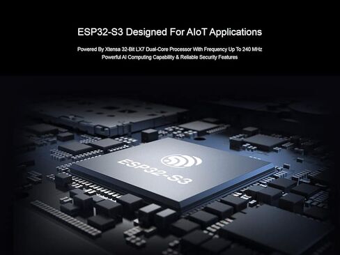 لوحة تطوير ESP32-S3 2.4 جيجا هرتز واي فاي + دعم بلوتوث LE ثنائي الوضع، معالج ثنائي النواة لوحدة التحكم الدقيقة ESP32-S3 بتردد يصل إلى 240 ميجا هرتز، يدعم ESP-IDF، Arduino، MicroPython، إلخ in Kuwait