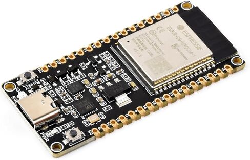 وحدة تحكم Waveshare ESP32-C6، لوحة تطوير WiFi 6، معالج أحادي النواة 160 ميجاهرتز، وحدة سلسلة ESP32-C6-WROOM-1-NX، تدعم تطوير USB وUART، فلاش 16 ميجابايت in Saudi Arabia
